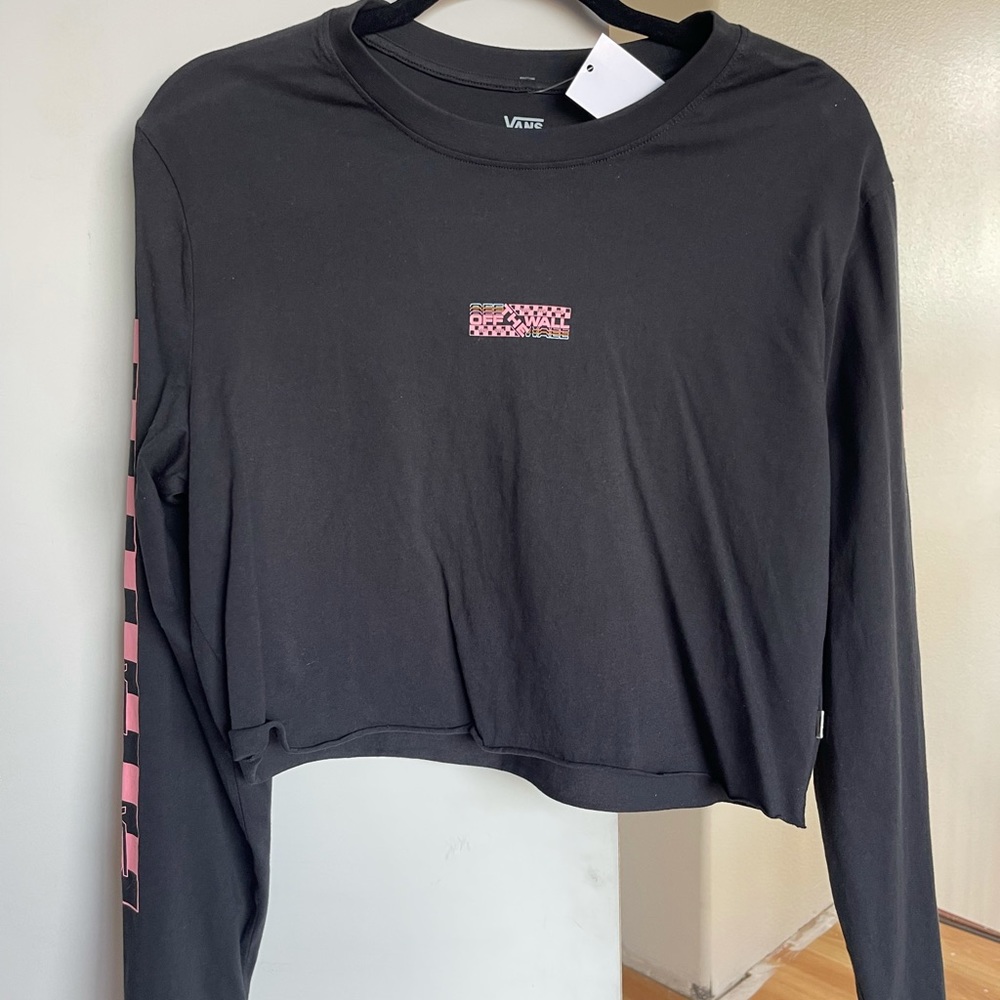Vans crop long sleeve